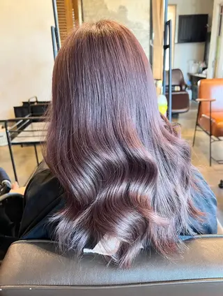 セミロング カラー 🩵小野 えりか🩷のヘアスタイル