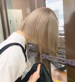 ショート フェード・メッシュ ハイトーン/fumaのヘアスタイル