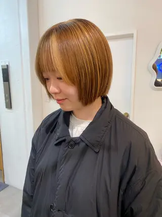 ショート カラー ichika/福岡 /透明感カラー🤎のヘアスタイル