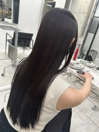ロング 縮毛矯正/髪質改善 RENのヘアスタイル