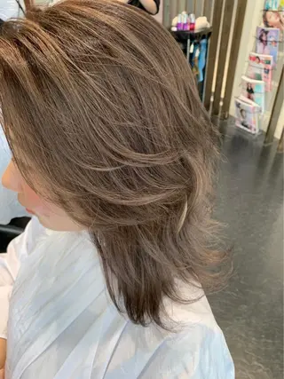 セミロング カラー 💘大人可愛く💘 Natsuki❥❥❥のヘアスタイル