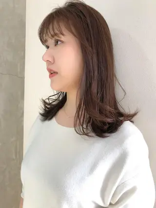 ミディアム カラー 原田 慎吾のヘアスタイル
