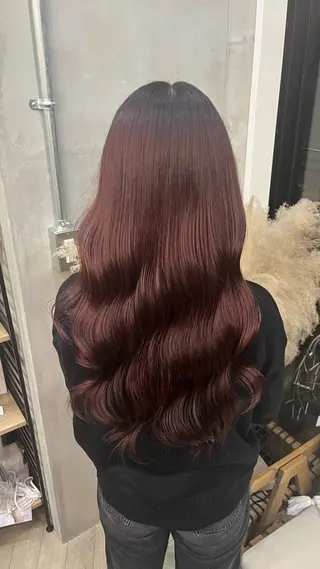 カラー 田中 萌のヘアスタイル