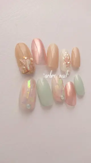 ネイル ✯.。 arbre nail 。✯.のネイルデザイン