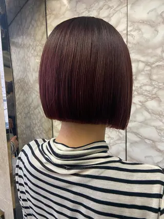 ショート カラー 地毛風艶カラー🌿 喜多夏海のヘアスタイル