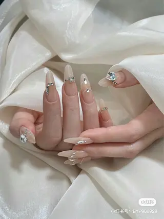 ネイル By moonネイル 🌷ワンホン/韓国風のネイルデザイン