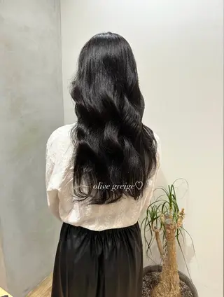 ロング カラー ヘアアレンジ Himawari♡ 柔らかいカラーのヘアスタイル