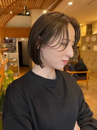 ショート YUI🍊 ボブ/メンズパーマのヘアスタイル