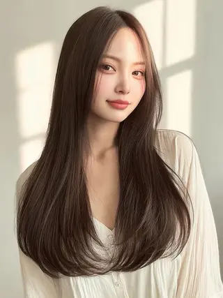 ロング ✨髪質改善/ 縮毛矯正✨ケント🌳のヘアスタイル