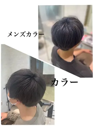 ショート カラー 縮毛矯正&髪質改善 西野のヘアスタイル