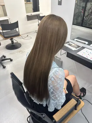 ロング カラー ゆうと/ブリーチモデ ル/ストレートモデルのヘアスタイル