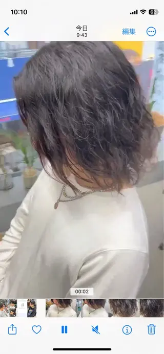 ミディアム パーマ メンズ メンズ専門サロン wokeのヘアスタイル