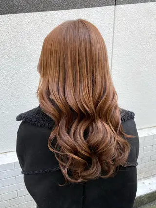 ロング カラー GLOSS 心斎橋 山上のヘアスタイル