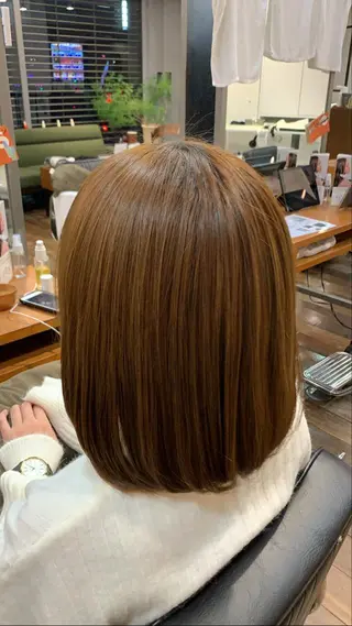 ミディアム 山梨 慶斗のヘアスタイル