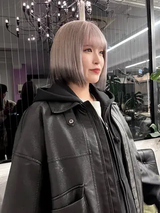 ミディアム カラー TOTA 唯一無二カラーのヘアスタイル