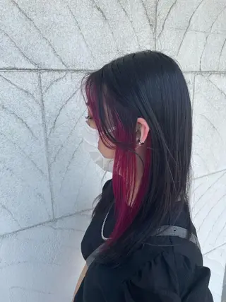 セミロング 西能 心音のヘアスタイル