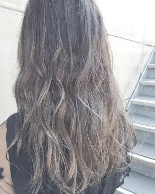 セミロング カラー 北間 寛哉のヘアスタイル