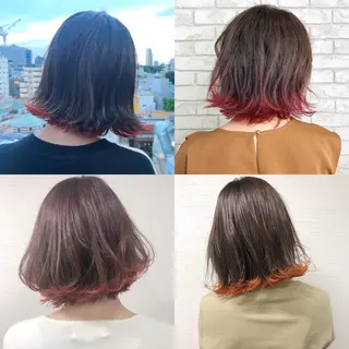 ショート カラー ヘアアレンジ 【池袋/スパイキー ショート】ⓝⓘⓜⓤのヘアスタイル