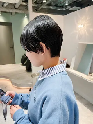 ショート メンズパーマ メンズ特化ryoのヘアスタイル