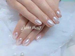 ネイル テンニン💞 gloss nailのネイルデザイン