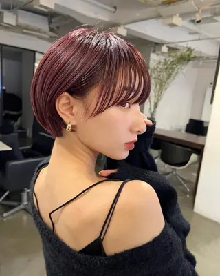 ショート 透明感カラー/顔周り カット/ののか💞のヘアスタイル