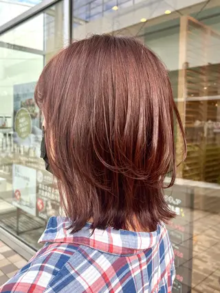 ミディアム ☆Lolonois 森ノ宮《KOKU》☆のヘアスタイル