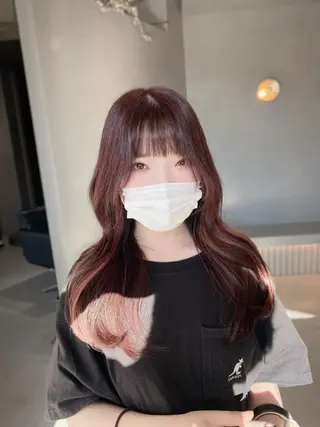 ロング 岐阜1番韓国ヘア/ 星羅/23°のヘアスタイル