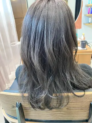 セミロング カラー 髪質改善/縮毛矯正 /メンズパーマ川田のヘアスタイル