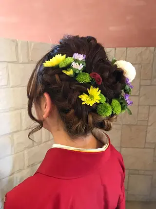 ミディアム Lindo 本田のヘアスタイル