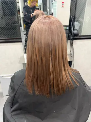 セミロング カラー しんじ/リタッチ /デザインカラーのヘアスタイル