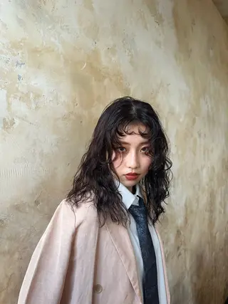 セミロング カラー 熊本市東区 /Ririkaのヘアスタイル