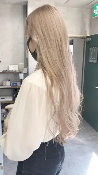 ロング カラー ウルフ/デザイン/ 大阪/タカハシユウキのヘアスタイル
