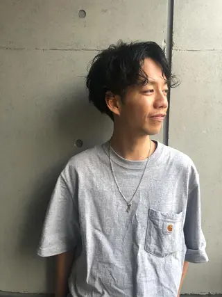 パーマ メンズ メンズカット クドウユウキのヘアスタイル