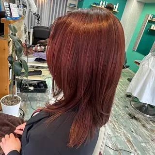 セミロング 三原 友美のヘアスタイル