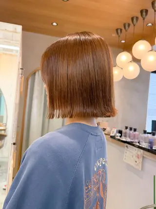 ショート カラー 巻ける縮毛矯正✨ ボブ/ショートともきのヘアスタイル