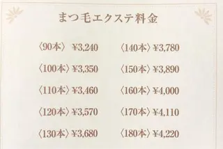 マツエク・マツパ 平井 冬優のマツエク・マツパデザイン