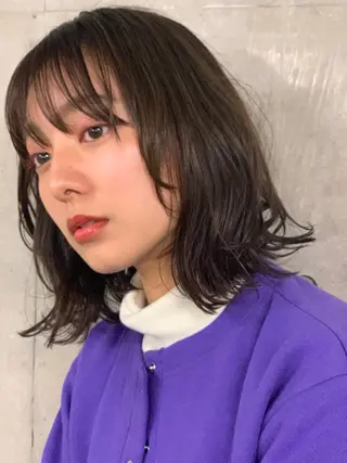 ミディアム 髪質改善/美髪のプ口 中島みきのヘアスタイル