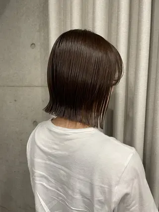 カラー 縮毛矯正/スパイラル パーマ/表参道のヘアスタイル