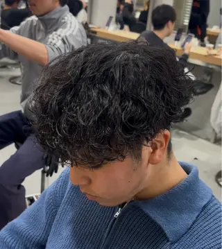 ショート パーマ 🔥フェザーパーマ 特化🔥勇斗のヘアスタイル