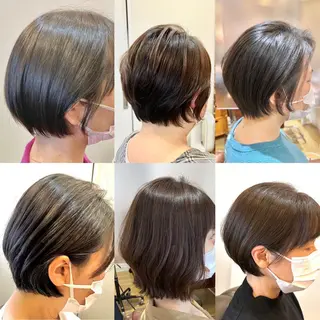 ショート 前田 加奈子のヘアスタイル