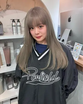 ロング カラー 大阪梅田/ イマムラミヅキのヘアスタイル