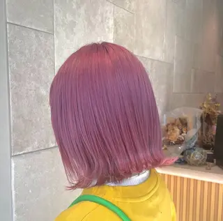 ショート カラー 🌈コテ巻き風パーマ LOHASせいな🌈のヘアスタイル