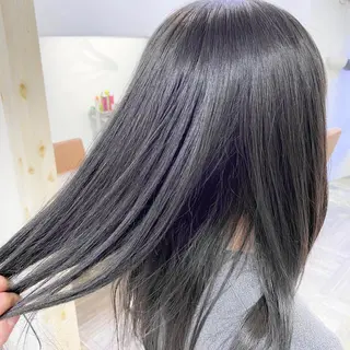 ロング カラー ヘアアレンジ 古林 紘のヘアスタイル
