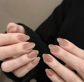 ネイル By moonネイル 🌷ワンホン/韓国風のネイルデザイン