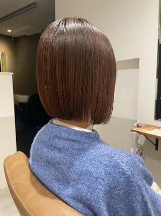 ショート 髪質改善ストレー ト指名NO.1林駿希のヘアスタイル