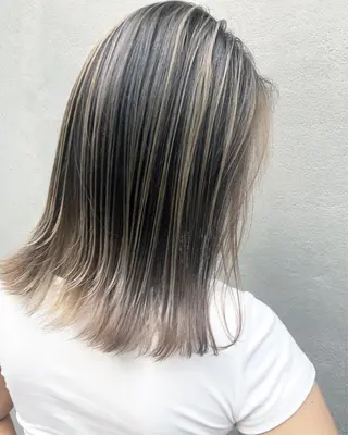 ミディアム カラー 店長 小池アキトのヘアスタイル