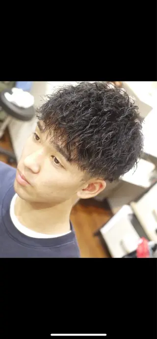 パーマ メンズ 山本 昌生のヘアスタイル