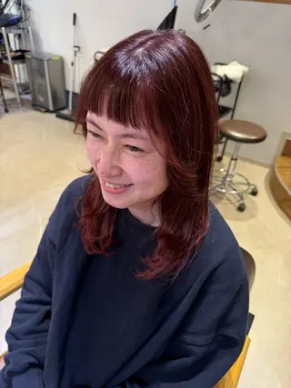 ミディアム カラー DEUCE hair /堀 日暖のヘアスタイル