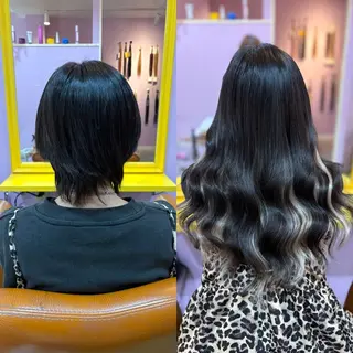 ショート チビ編み込みエクステ どぅ〜す/YUIのヘアスタイル