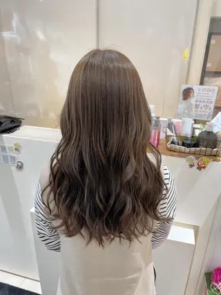 セミロング カラー 低ダメージ特化🌱 佐野優斗のヘアスタイル